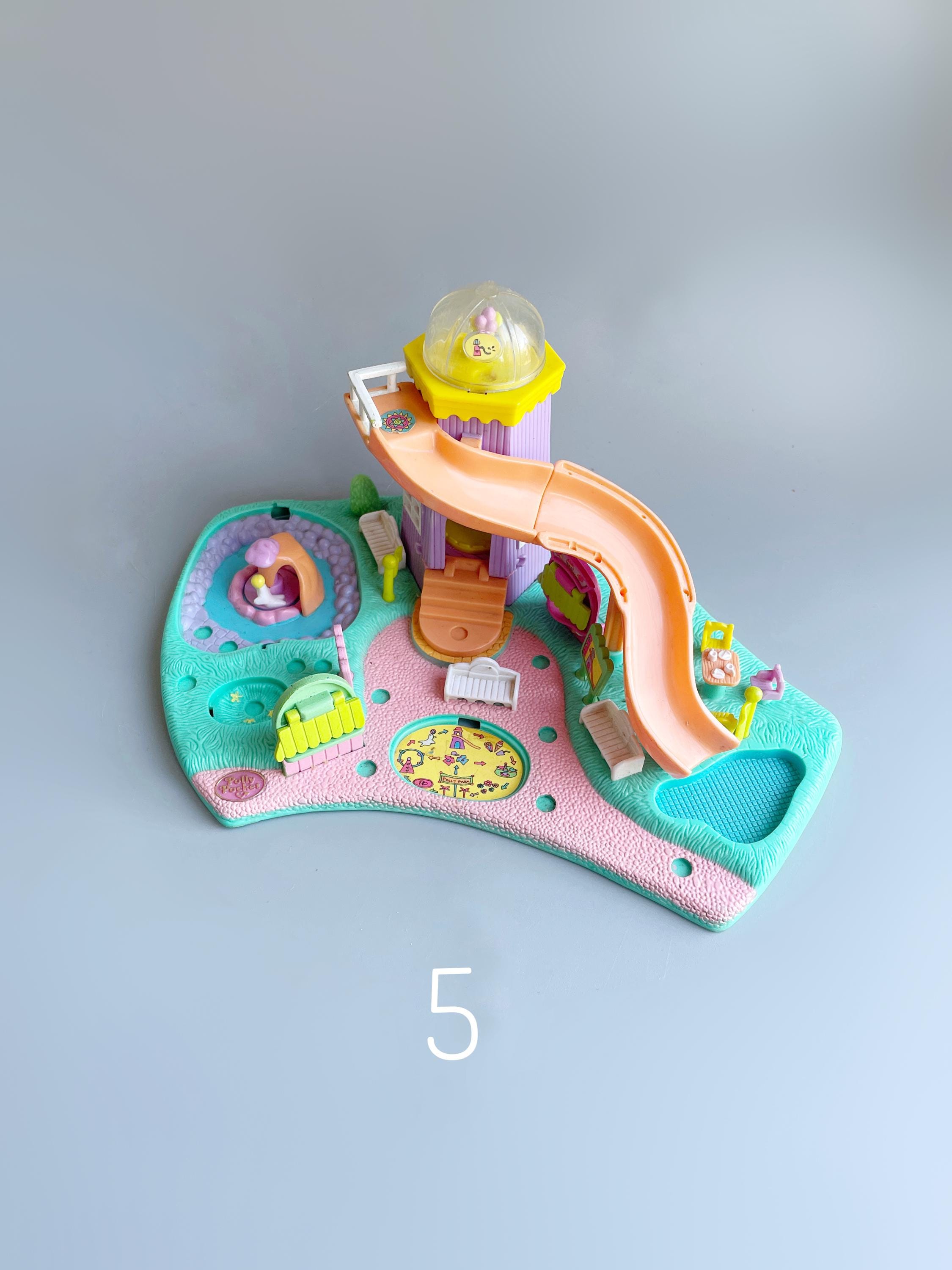 Polly Pocket - Manège Grande Roue Fun Fair 1996 - Vintage - Incomplet (Bluebird)