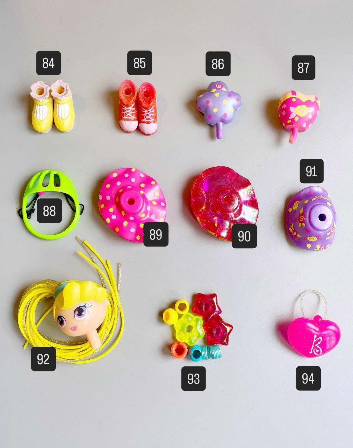 Betty Spaghetty Parts, CHOOSE YOUR OWN, Vintage Betty Spaghetti