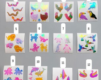 Vintage Sandylion Pearl Stickers, CHOOSE YOUR OWN, 90's Sandy Lion