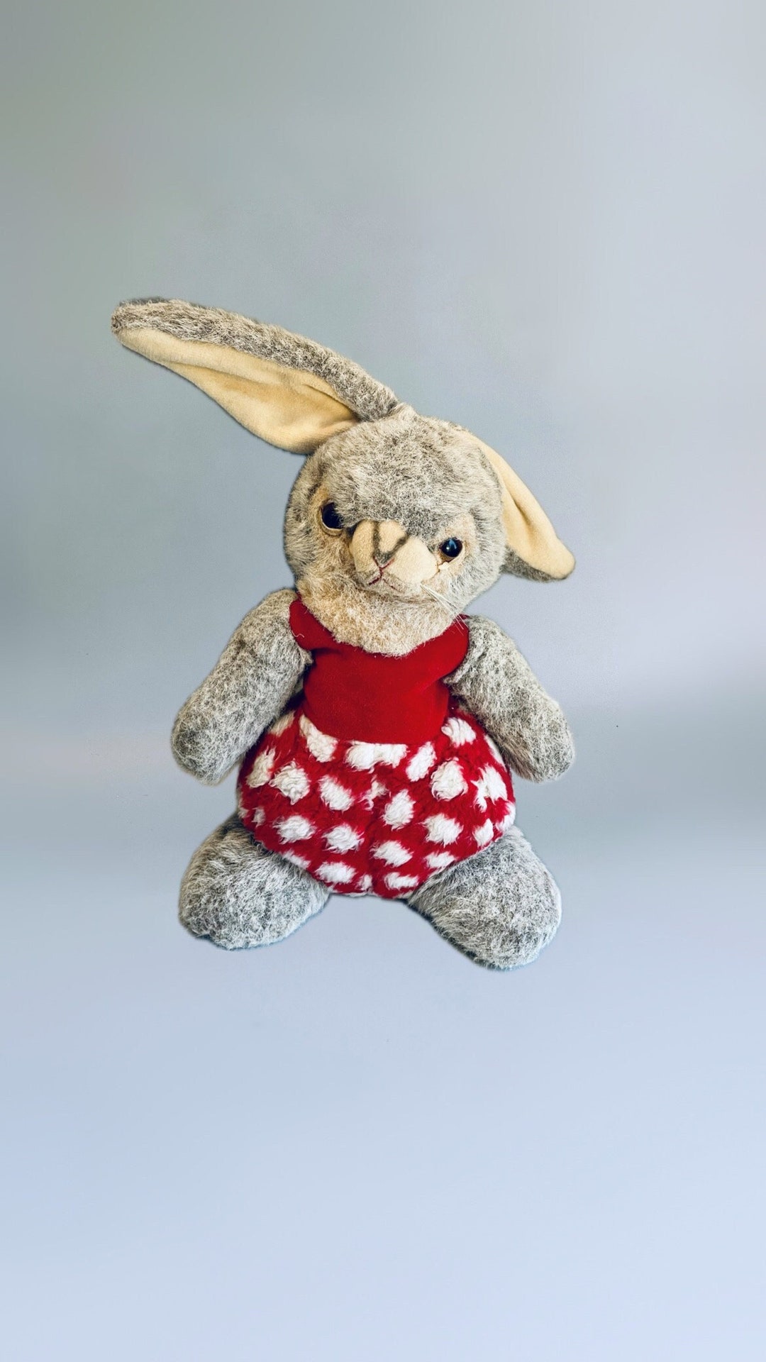 tipo Gigio vintageウサギのぬいぐるみ 吉徳大光 【即納】レトロぬいぐるみこれくしょん キャンディ 180612