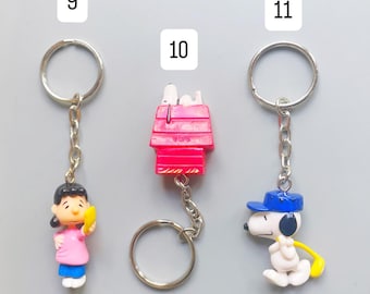 ミニ スヌーピー ピーナッツ キーホルダー、自分だけのオリジナルを選