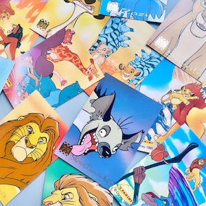 Le carte collezionabili Panini del Re Leone SCEGLI IL TUO SET, Carte da collezione del Re Leone del 1995, Re Leone originale degli anni '90