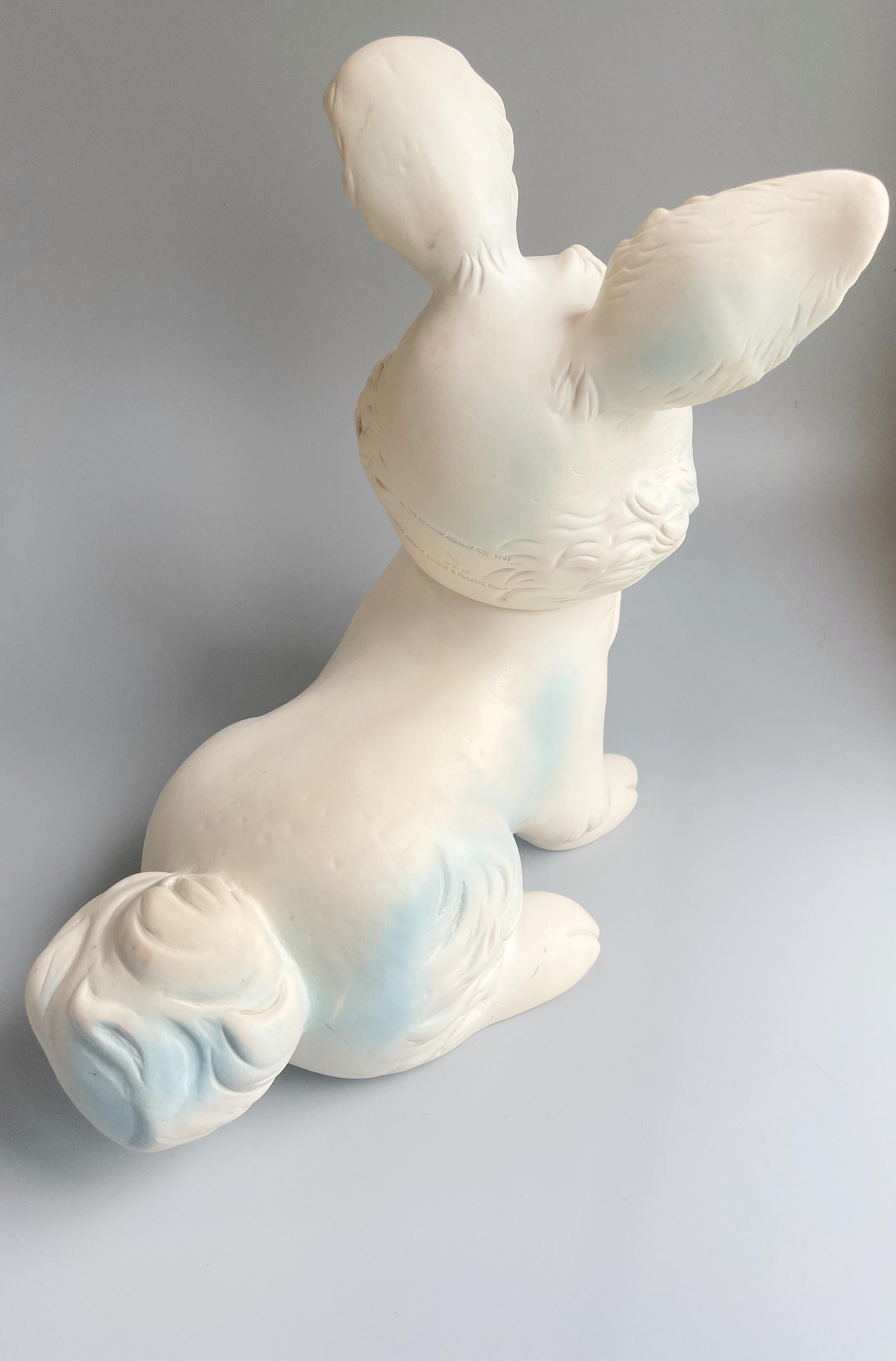 Edward Mobley Bunny Squeak Toy, Pinkie the Rabbit Vintage Rubber