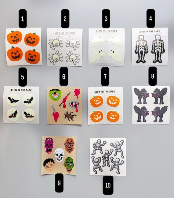 Vintage Sandylion Halloween Stickers, CHOOSE YOUR OWN, 90's Sandy
