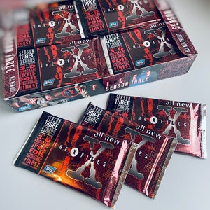 Akte X Sammelkarten, 90er Staffel 3 Sammelkarten Akte X 90er Jahre Versiegelt New Old Stock Sci-Fi TV Aliens TOPPS