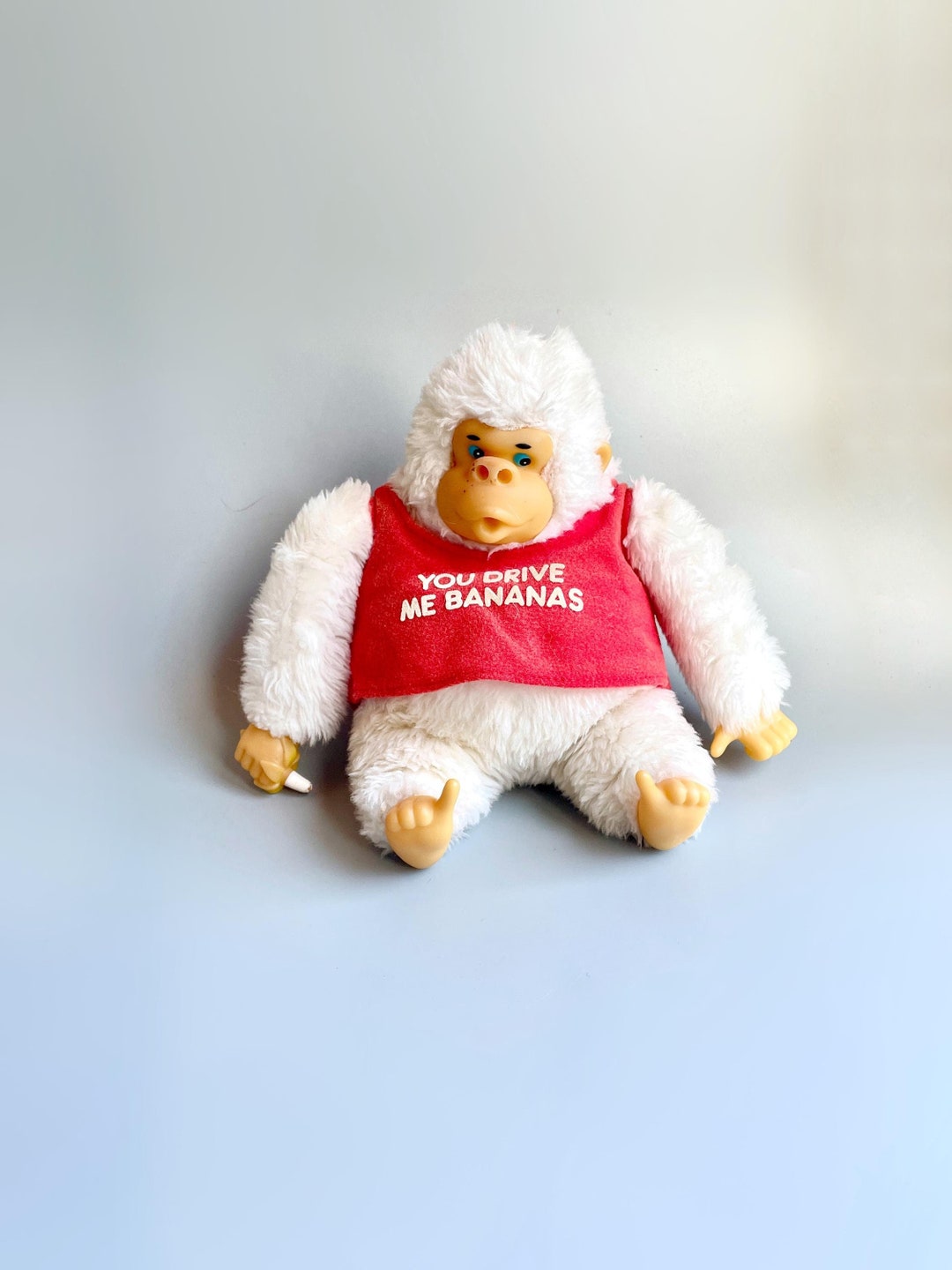 Vintage White Gorilla Thumb Sucking, You Drive Me Bananas, Gonga