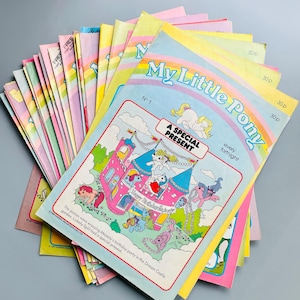 Vintage My Little Pony Comics, CHOOSE YOUR OWN, My Little Pony 80'S Original Comic Books Issues 1-40, Cute Pastel Mlp Vintage Nostalgia