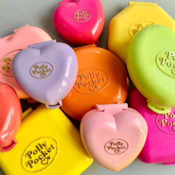 Vintage Polly Pocket Compacts, CHOOSE YOUR OWN, Cheap Polly Pocket Shells, 90's Girls Toys, Bluebird Original Polly Pocket