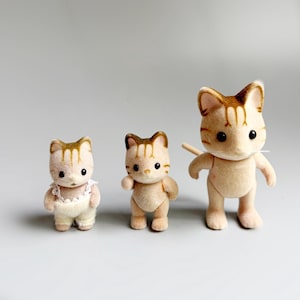 Sylvanian Families Macavity Cats, CHOOSE YOUR OWN! Vintage Sylvanian Cats Kitten Macavity Cat 80's 90's
