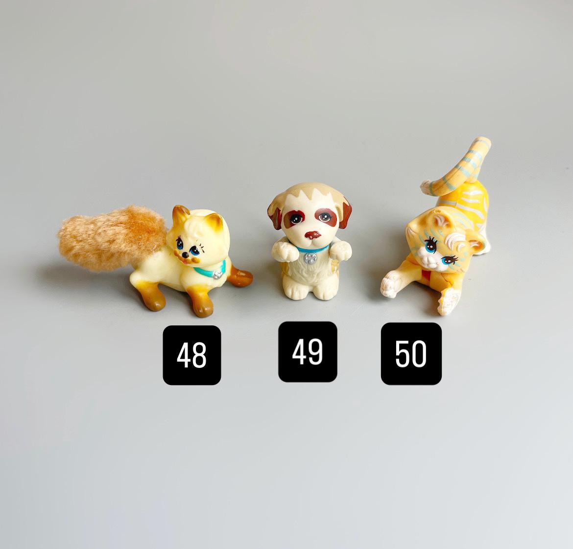 90年代のリトルペットショップのフィギュア、自分で選ぼう