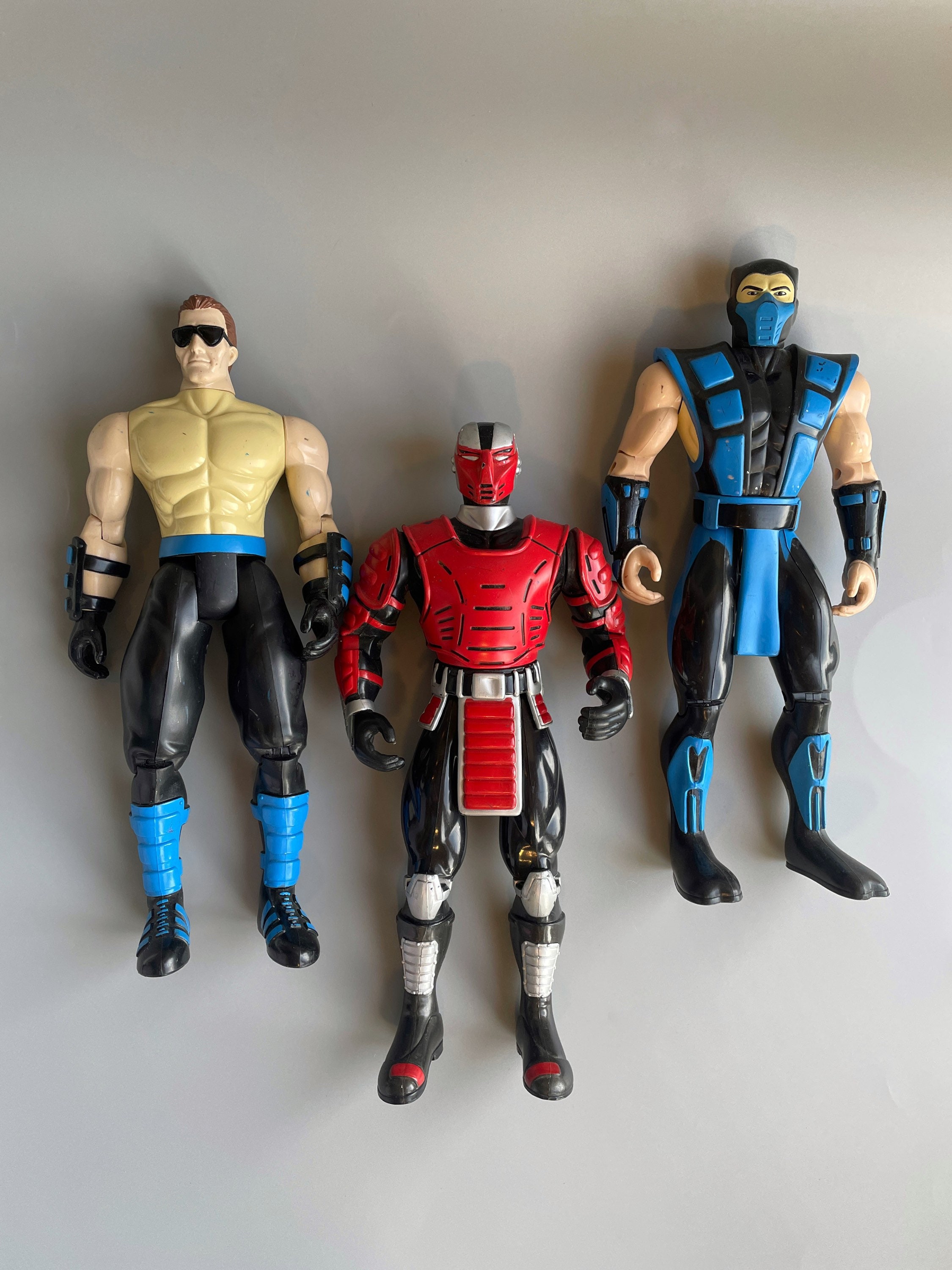Mortal Kombat Trilogy Toy Island Figures Sektor Johnny Cage Etsy Canada