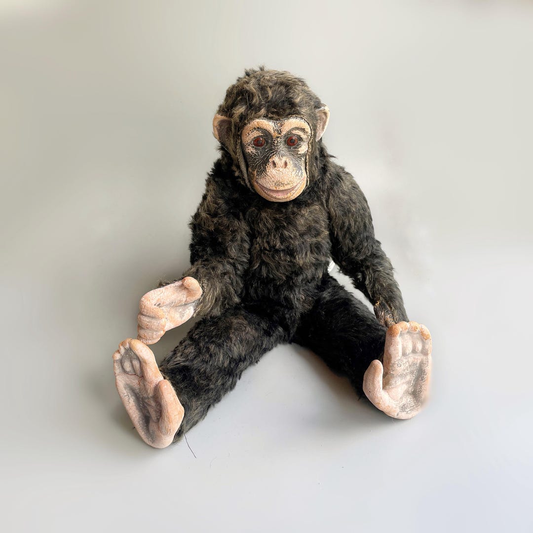 Dean's Rag Book Tru to Life Chimpanzee, Deans Childsplay Soft Toy ...