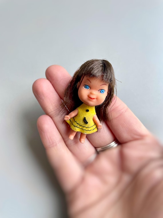 60's Liddle Kiddles Clone Doll, Vintage Tiny Liddle Kiddle Type