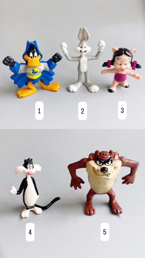 Looney Toons Mini Figures, 90's Vintage Looney Tunes CHOOSE YOUR