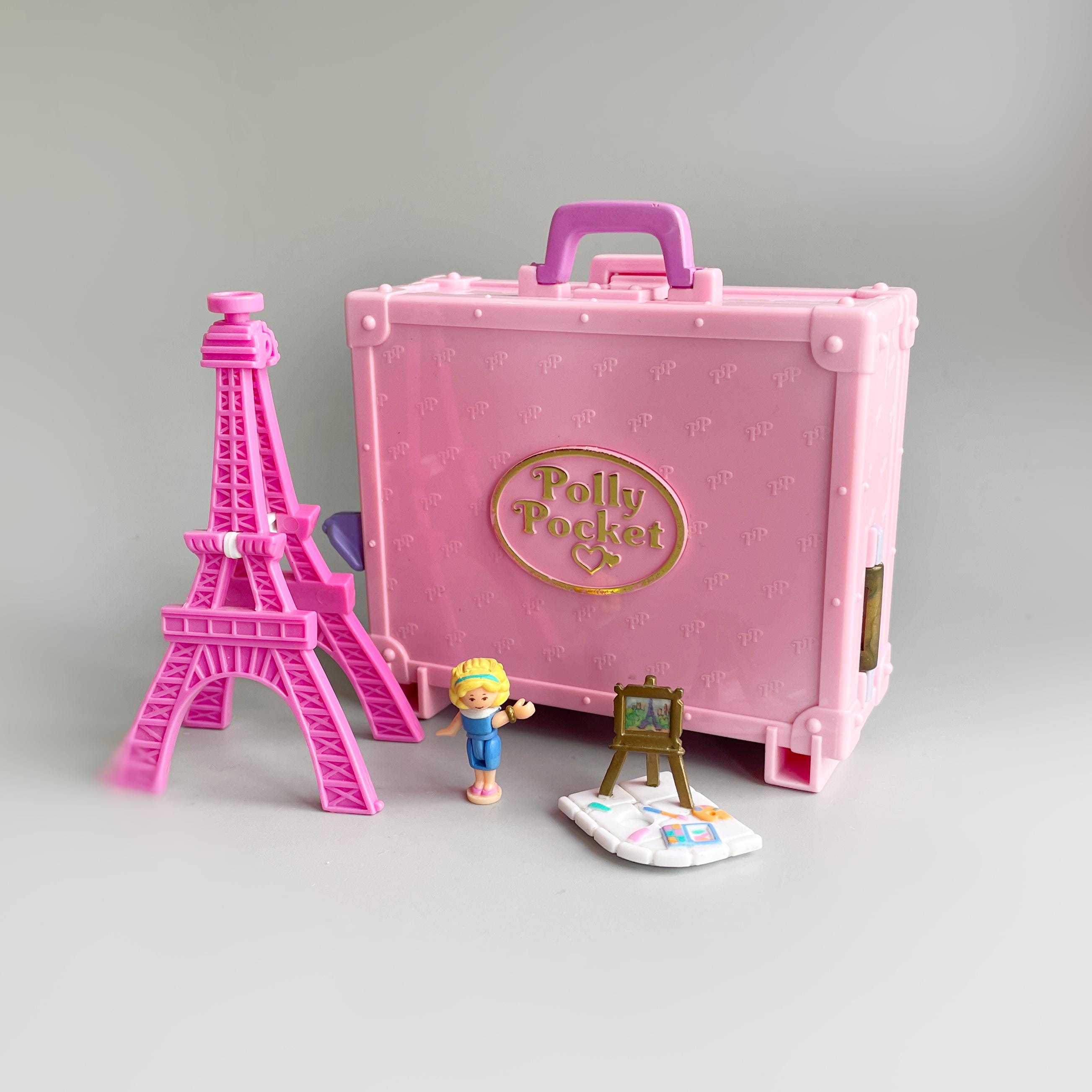 キャラクターグッズ polly pocket  polly in paris Polly Pocket Polly in Paris Suitcase, 90s Polly Pocket