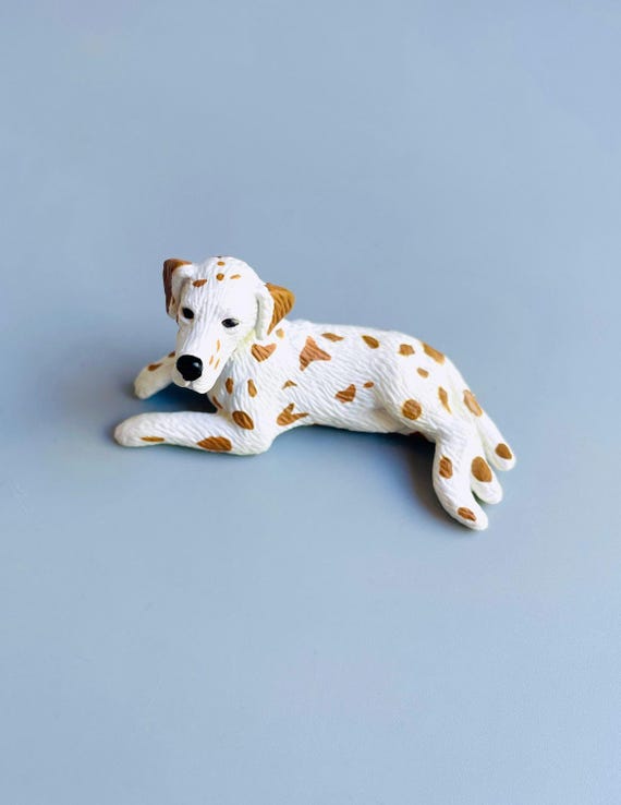 Puppy in My Pocket Rowan, Brown Spot Dalmatian Mum, 90's MEG Puppy