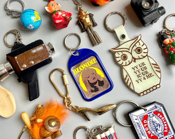 90’s Keychains- CHOOSE YOUR OWN- Nostalgic Keyrings, Blondie, Dogs, Football Boots 80's Novelty Key Ring