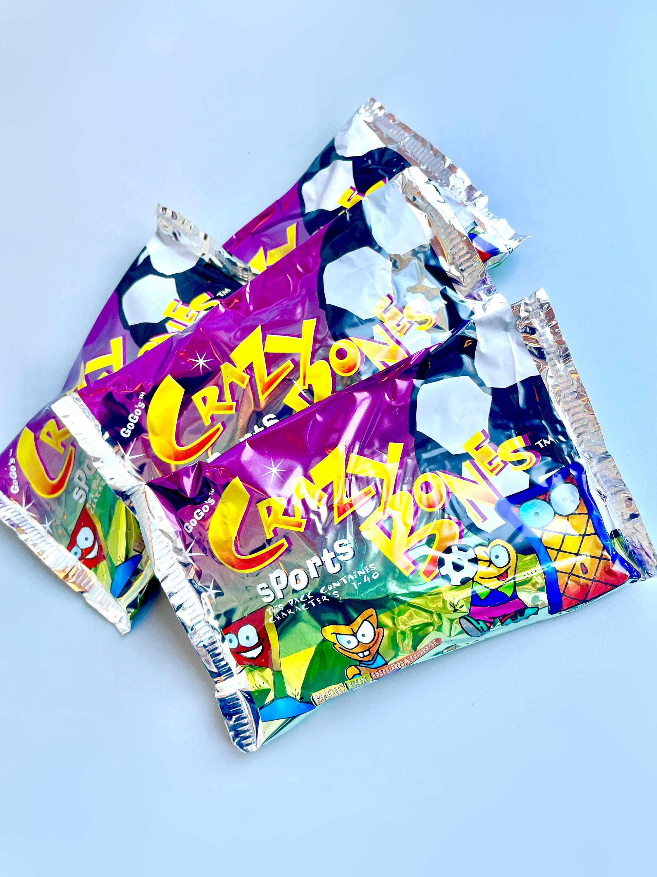 Gogo's Crazy Bones Sealed Bags, Vintage Crazy Bones Sports 90's