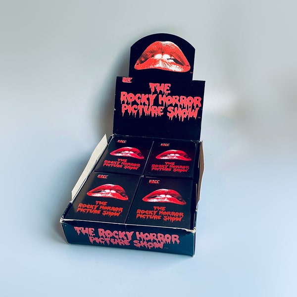 Rocky Horror Picture Show Trading Cards, Sealed Vintage Trading Cards, FTCC Original Rocky Horror Frank N Furter Horror Picture Cards