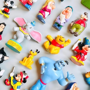Vintage Disney Figurines, Bullyland PVC Figures, Dumbo Pinocchio Snow White Mickey Mouse Winnie The Pooh Vintage Applause Figures