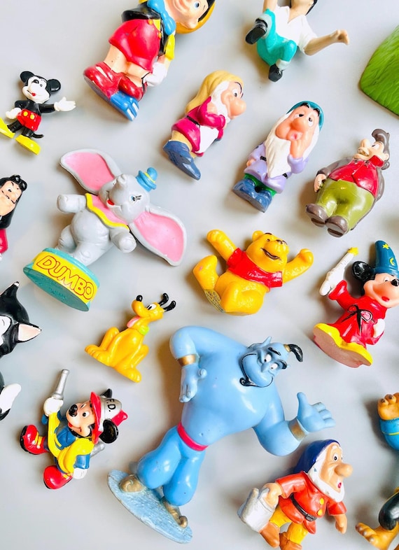 Vintage Disney Figurines, Bullyland PVC Figures, Dumbo Pinocchio