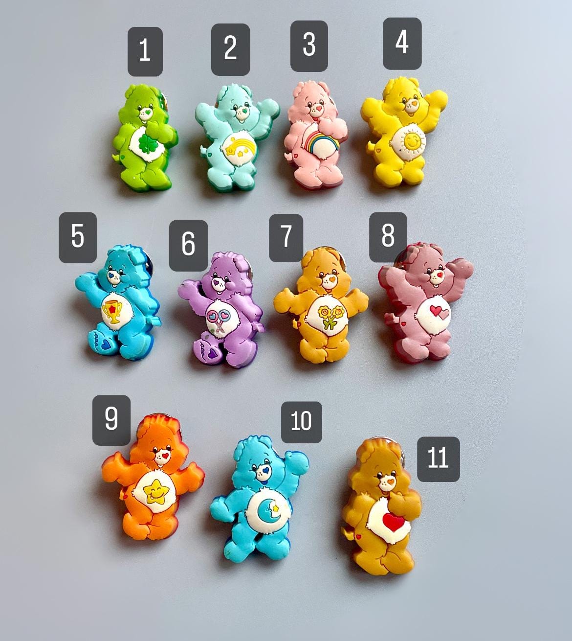 ヴィンテージ ケアベア ピンバッジ、自分だけのオリジナルを選ぼう