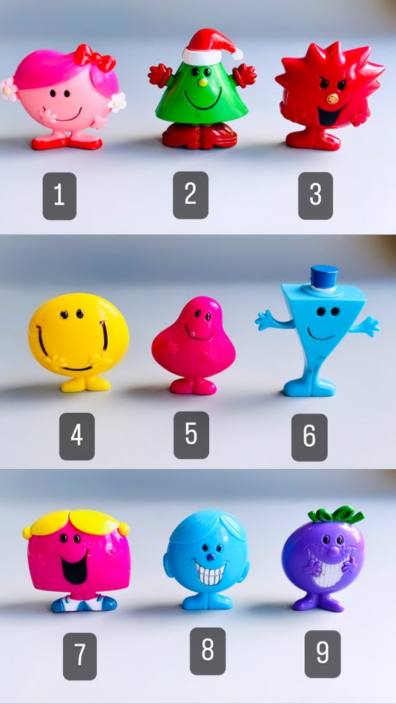 Mr Men Figurines, CHOOSE YOUR OWN 90's Retro Mr Men Figures