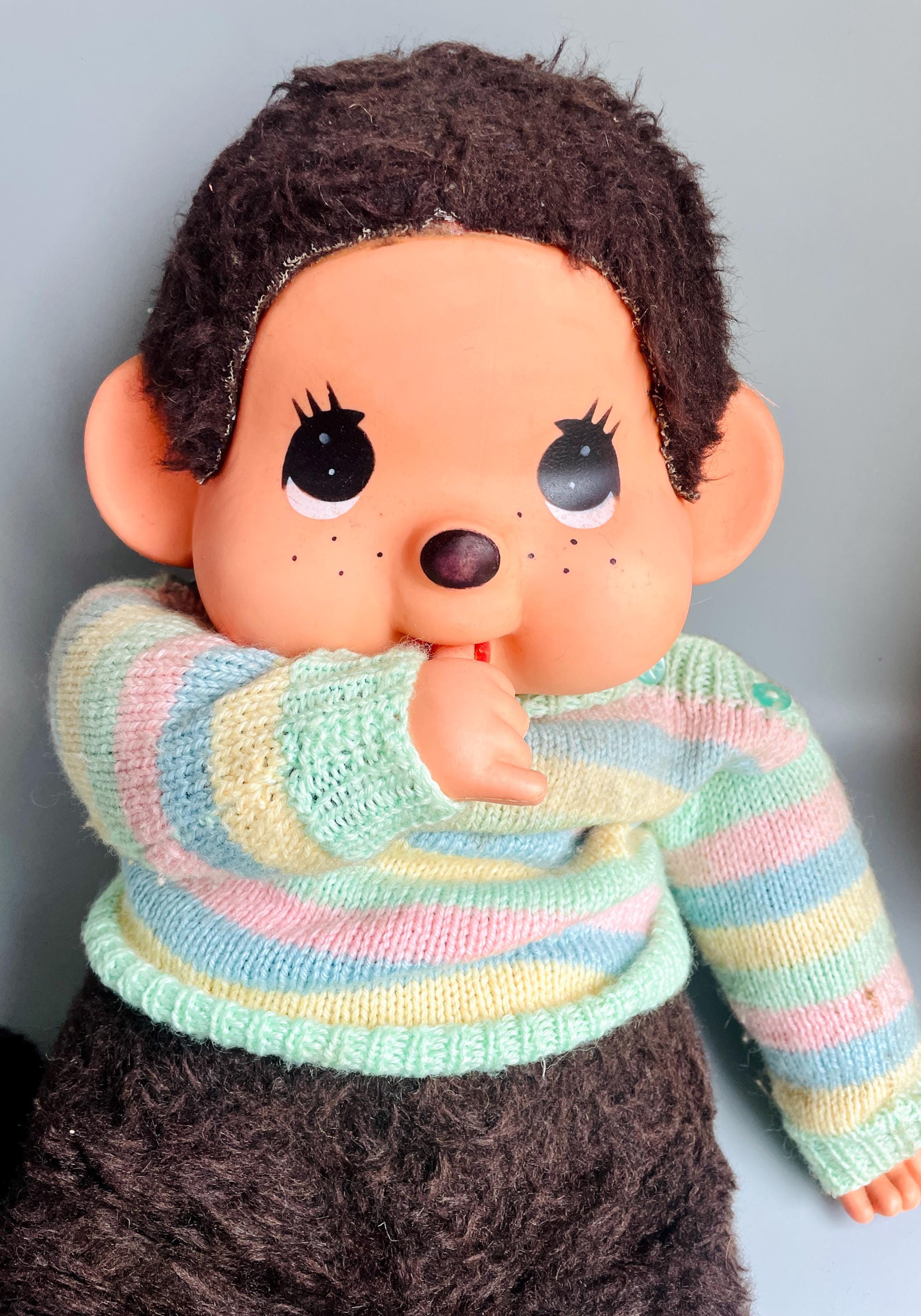 大きなモンチッチぬいぐるみ、ヴィンテージモンチッチ巨大23