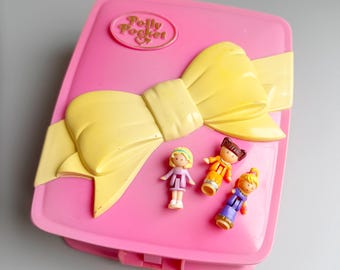 Polly Pocket Polly in Paris Suitcase, 90s Polly Pocket Bluebird