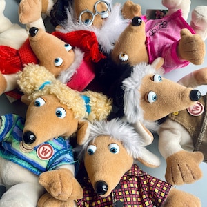 Wombles Beanie Toys, CHOOSE YOUR OWN 5” Wombles Of Wimbledon Cuddly Toy, Elizabeth Beresford 90’s Toy Tobermory, Bungo, Wellington, Cholet.