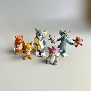 Tom & Jerry Figures, Choose Your Own, Vintage Tom And Jerry PVC Figures, Tom Jerry Tuffy Spike Tom Cat Walker, Vintage Cartoon Figures