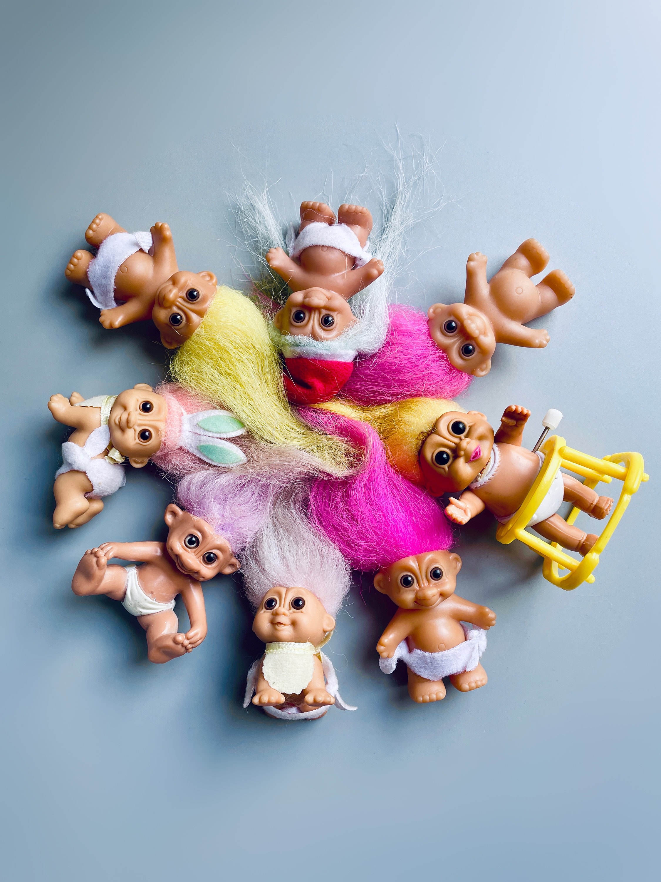 RUSS　トロール人形　ベイビー　ヴィンテージ Russ Berrie “The Russ Troll” Big Doll トロール ビンテージ ビッグ