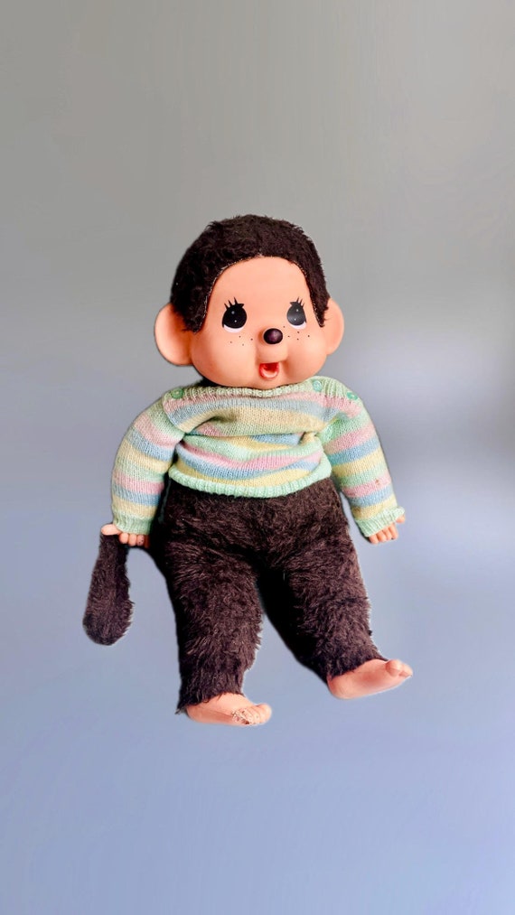 大きなモンチッチぬいぐるみ、ヴィンテージモンチッチ巨大23