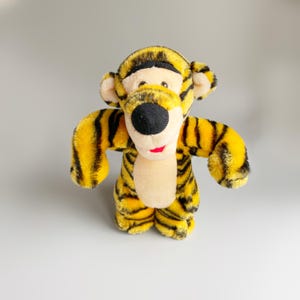 Vintage Tigger Plush, Disney Vintage Winnie The Pooh Tigger 90&#39;s Plush, 11&quot; Plush Tigger Tiger Orange