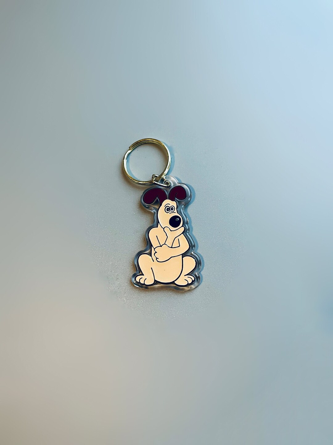 Wallace & Gromit Keychain 90's Wallace the Dog Plastic Etsy