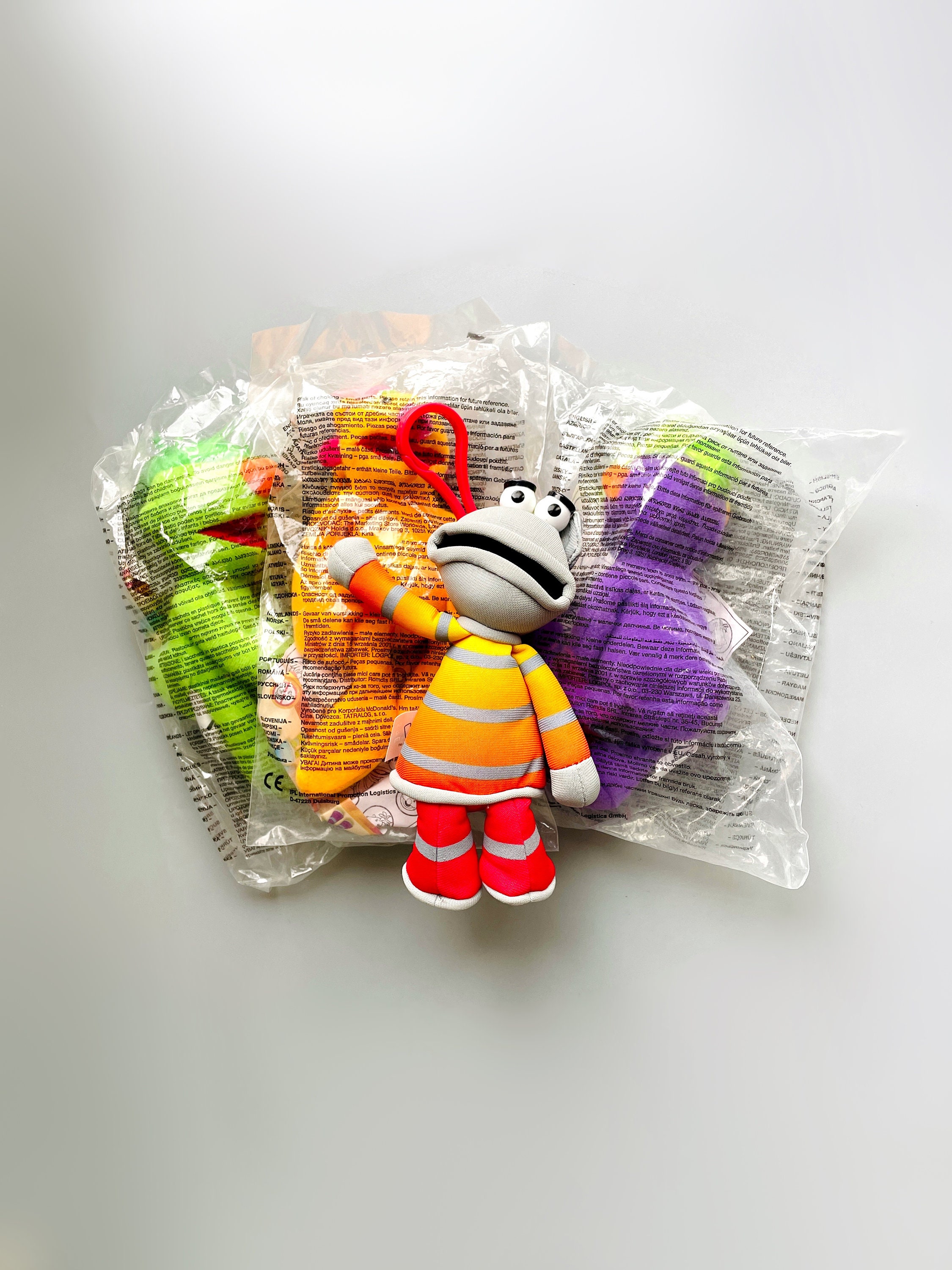 The Hoobs Happy Meal Toys, Sealed! CHOOSE YOUR OWN, 2003 Hoobs Plush McDonalds Jim Henson, Iver, Groove, Roma, Timp