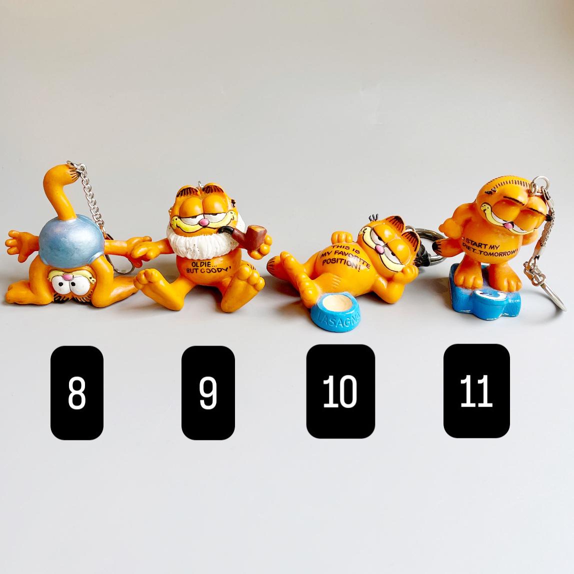 ヴィンテージ ガーフィールド キーチェーン、自分で選ぶ、レトロ