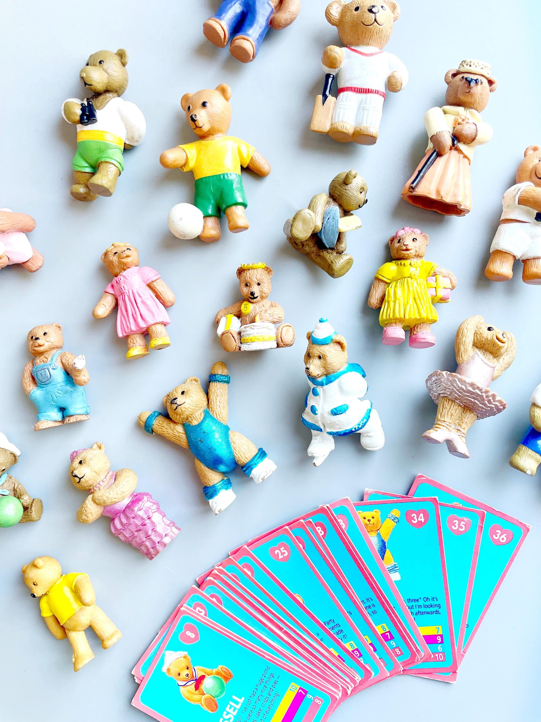 Teddy in My Pocket Figures & Id Cards, CHOOSE YOUR OWN, Vintage