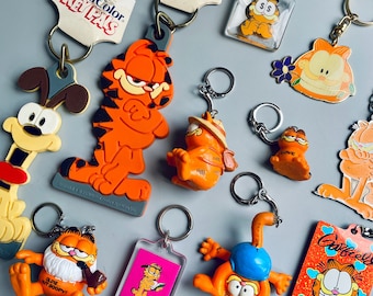 ヴィンテージ ガーフィールド キーチェーン、自分で選ぶ、レトロ