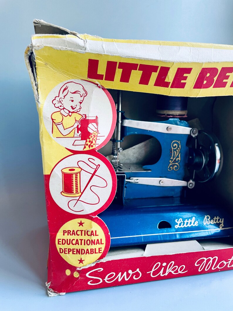 Little Betty Toy Sewing Machine Vintage Small Sewing Machine Etsy
