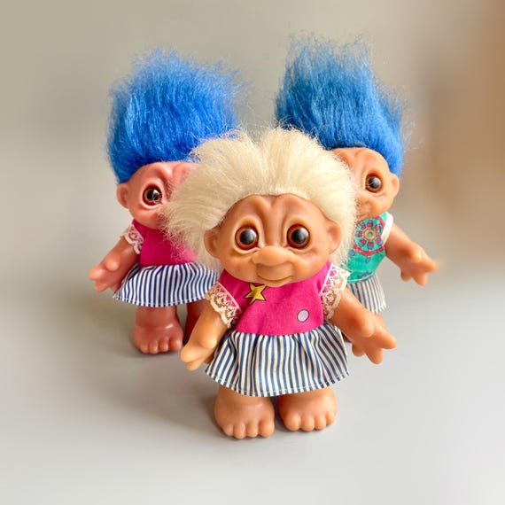 80's DAM Troll- Choose Your Own, 90's DAM Troll Made in Denmark