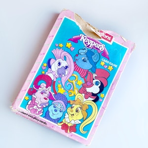 Juego de cartas Keypers, Tonka Keypers Vintage 80's Girls Toy Large Playing Cards ¡POR FAVOR LEE!