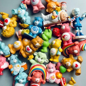 Vintage Care Bear Figurines, Mini Care Bear Figure | CHOOSE YOUR OWN | Care Bear Cousins, Love A Lot, Hugs & Tugs
