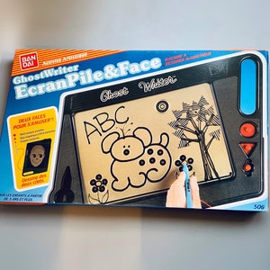 Bandai Ghost Writer Magna Doodle, RARE Bandai Toy Ghost Writer Board, Iron Oxide Drawing Screen image 1