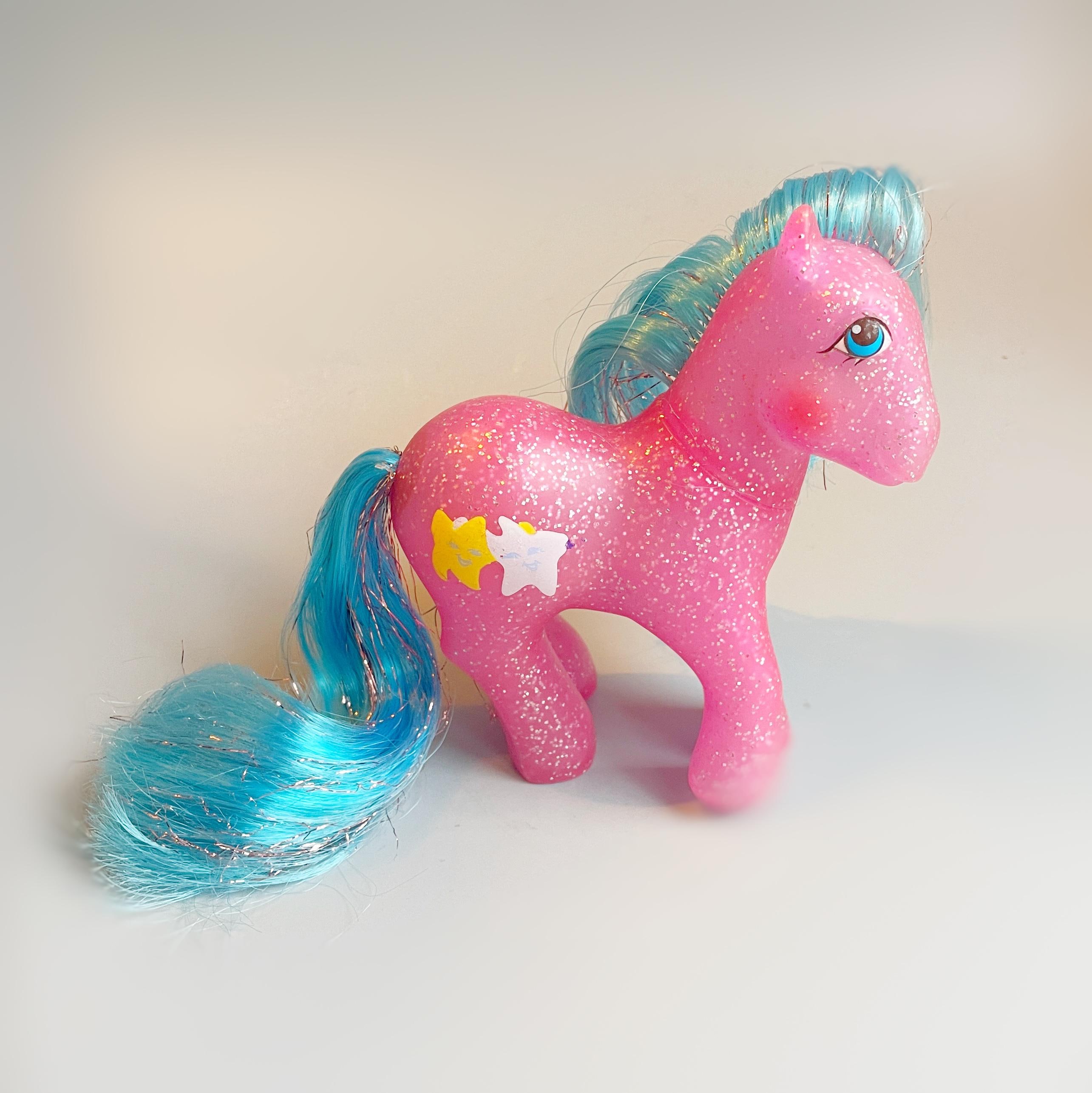 Star Dancer Sparkle My Little Pony G1 Vintage, Pink Glitter