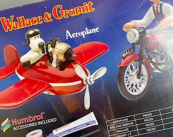 ウォレスとグルミット エアフィックス キット 未開封、飛行機、バイク