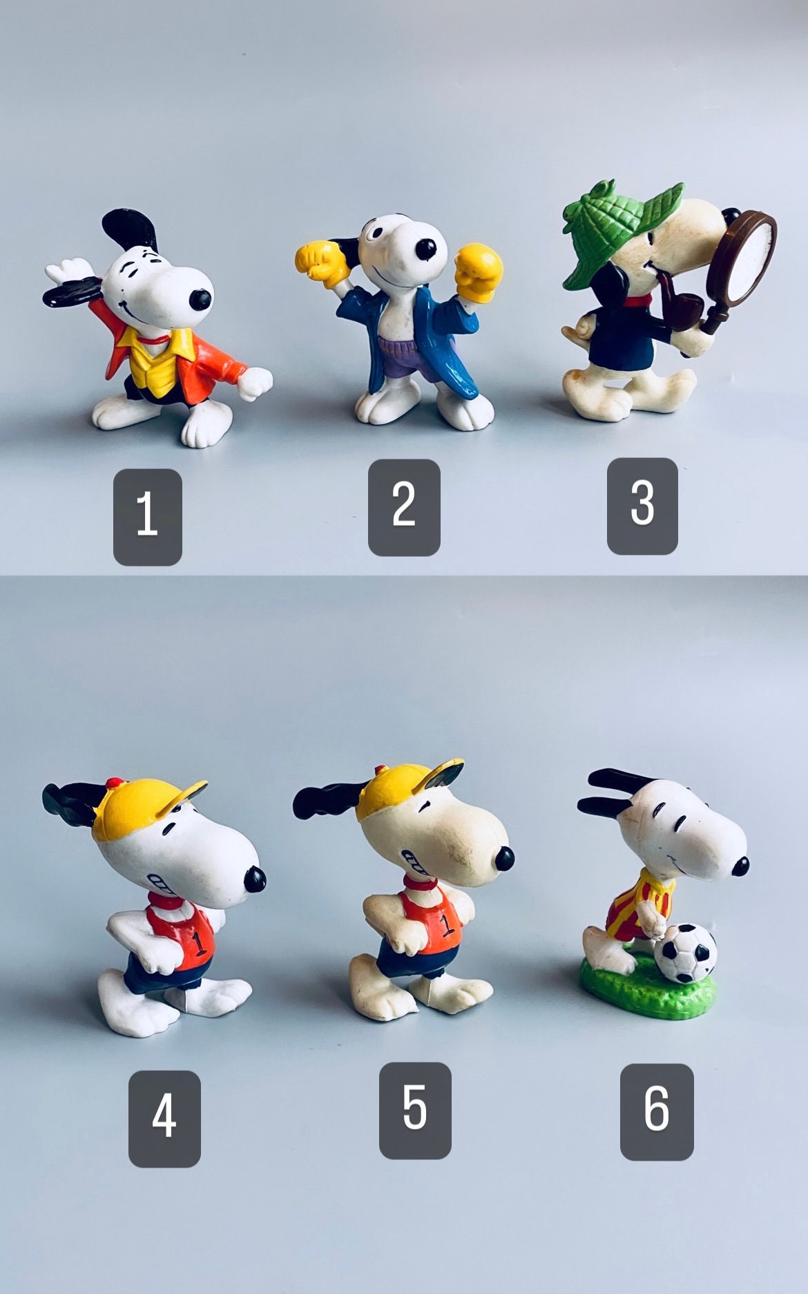 Snoopy Plastic Figurine, CHOOSE YOUR OWN, United Feature Snoopy Plastic Figurine, CHOOSE YOUR OWN, United Feature