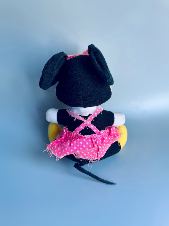 Vintage Minnie Mouse Plush, 1970's Minnie Mouse Walt Disney