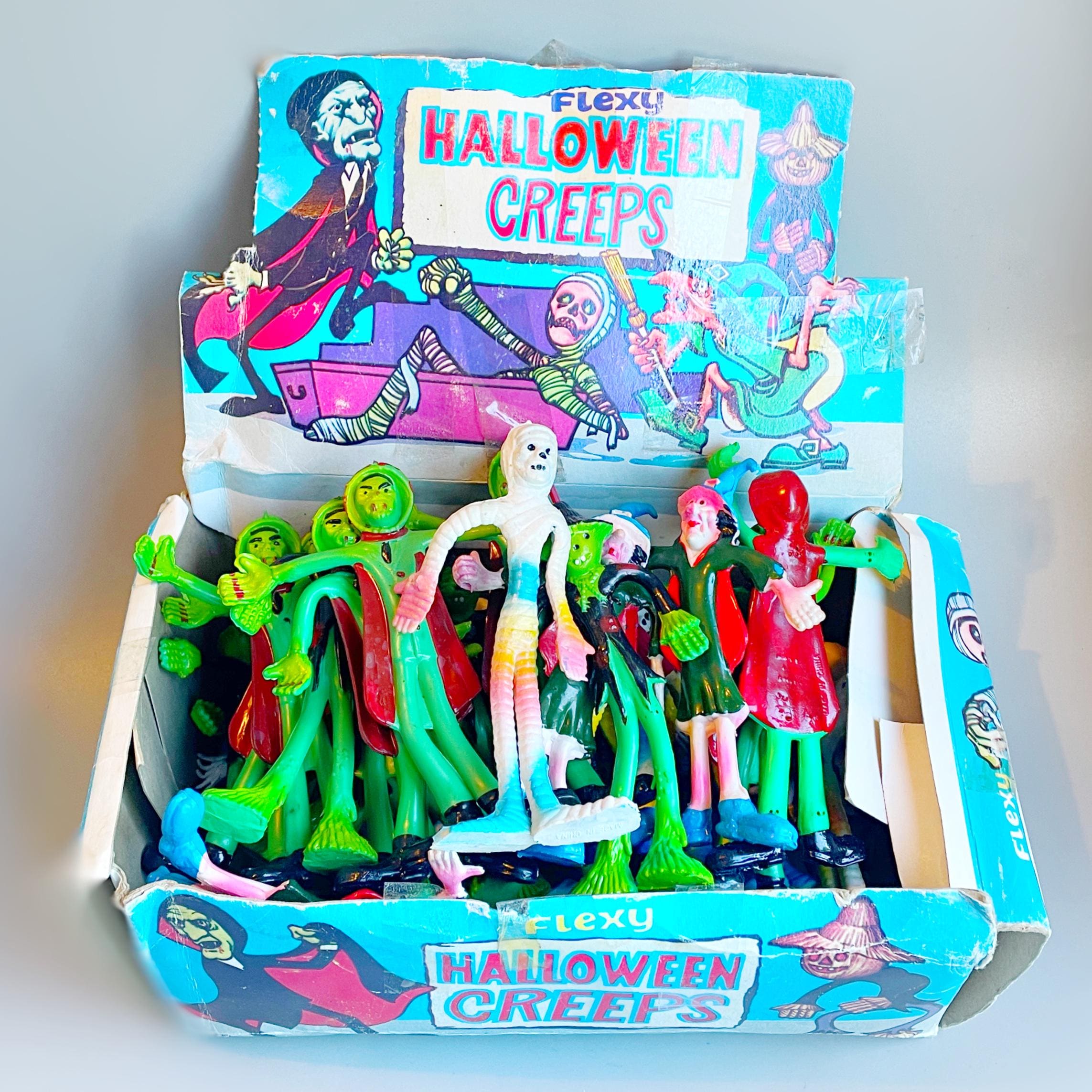 Vintage Halloween Bendy Figures, CHOOSE YOUR OWN, 70's 80's Toy