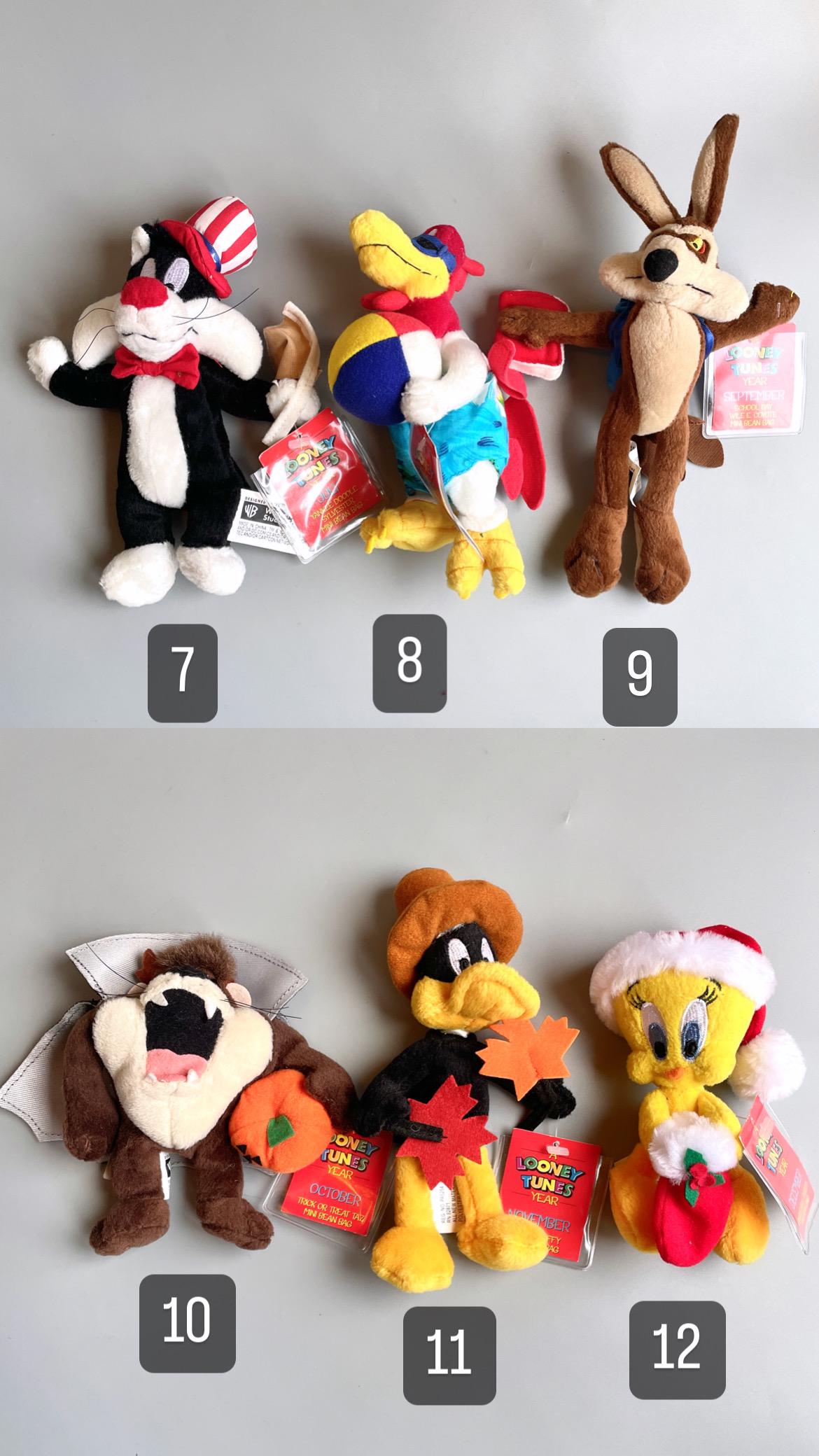 Looney Toons Mini Figures, 90's Vintage Looney Toons CHOOSE